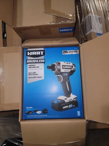 HART Brushless Impact Driver Kit